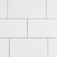 Domino White Glossy 3X6 Subway Tile