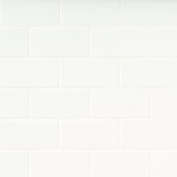 Metro White 2x8 Glossy Ceramic Wall Tile