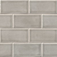 Dove Gray Handcrafted 3x6 Glossy Subway Tile