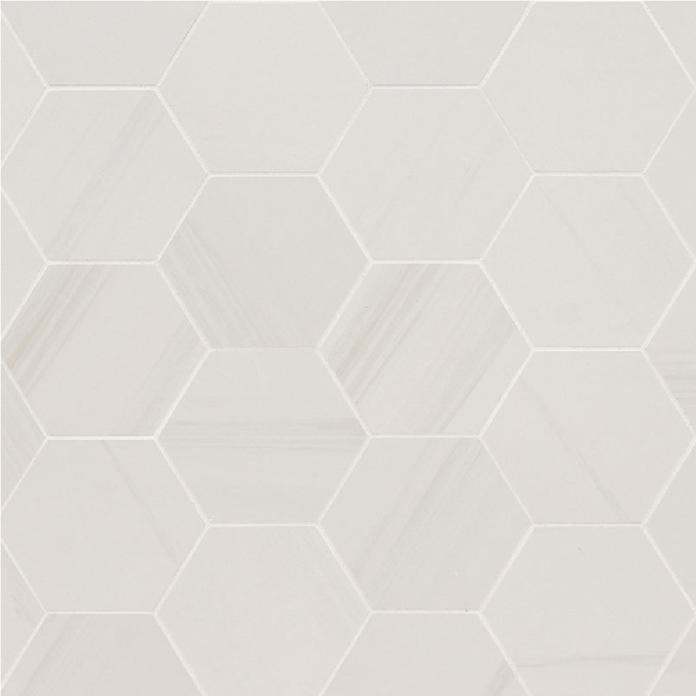 Eden Dolomite 3X3 Hexagon Matte Porcelain Mosaic Tile