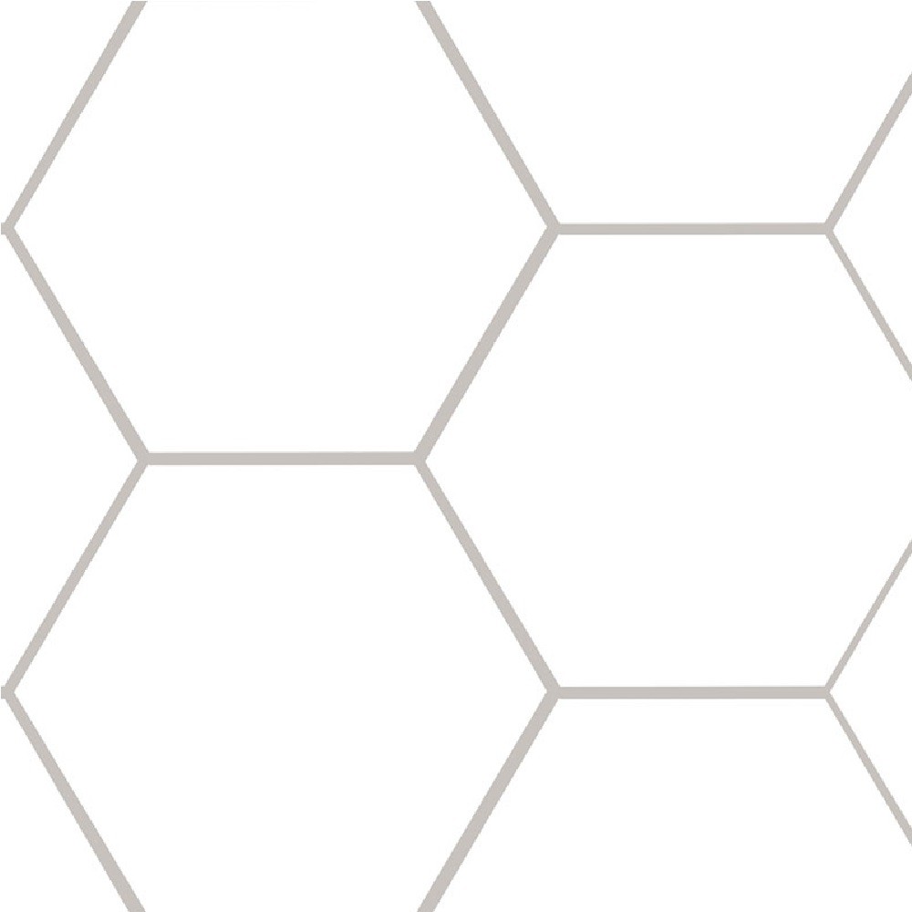 Hexley Ecru 9X10.5 Hexagon Matte Porcelain Mosaic Tile-4