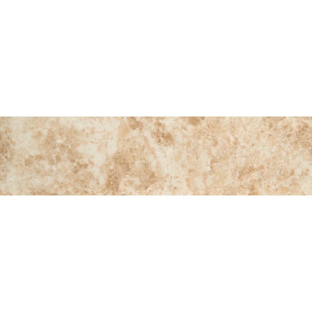 Pietra Cappuccino 3X18 Bullnose Polished