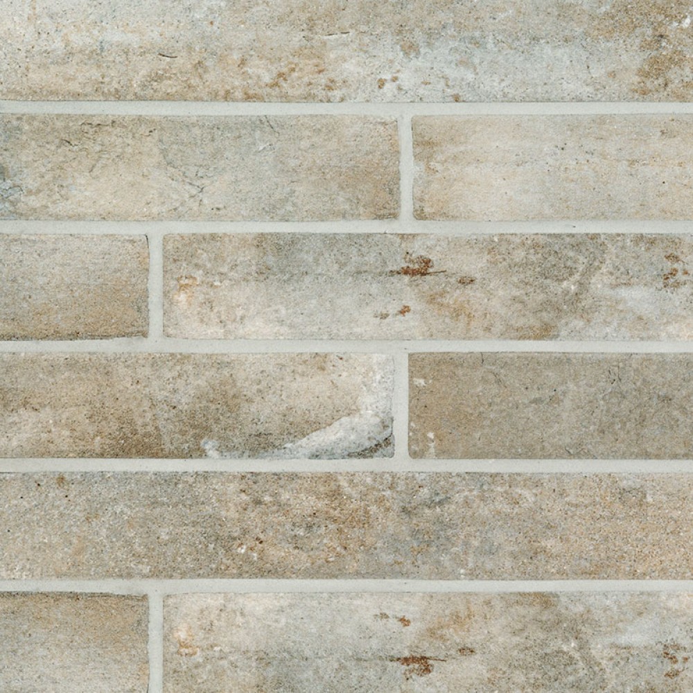 Brickstone Taupe 2x18 Matte Porcelain Tile