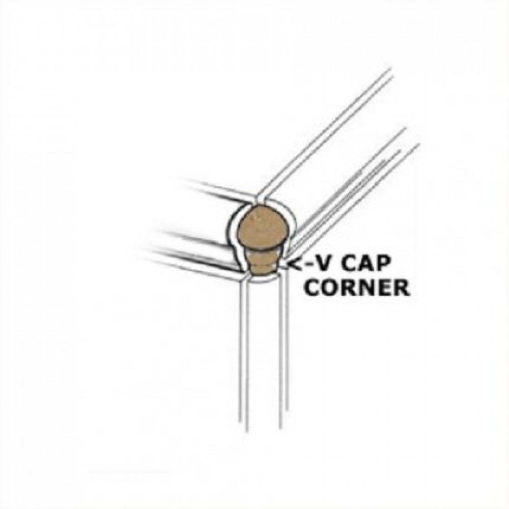Venice Cappuccino VCap Corner 1x3 Matte