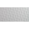 Adella Viso White 12X24 Satin 3D Matte Ceramic Tile