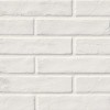 Capella White 2X10 Brick Pattern Matte Porcelain Tile