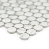 Carrara Penny Round Matte Porcelain Mosaic Tile-2