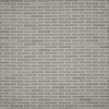 Dove Gray Brick Pattern Crackle Finish Mosaic