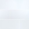Dymo Stripe White 12X24 Glossy Ceramic Tile