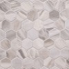 Eden Bardiglio 2X2 Hexagon Matte Porcelain Mosaic