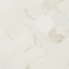 Eden Calacatta 3X3 Hexagon Matte Porcelain Mosaic Tile-2