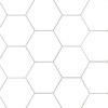 Hexley Ecru 9X10.5 Hexagon Matte Porcelain Mosaic Tile