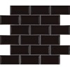 Midnight Black 2x4 Glossy Bevel Ceramic Subway Tile