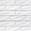 Whisper White 4x12 Handcrafted Glossy Subway Tile-1