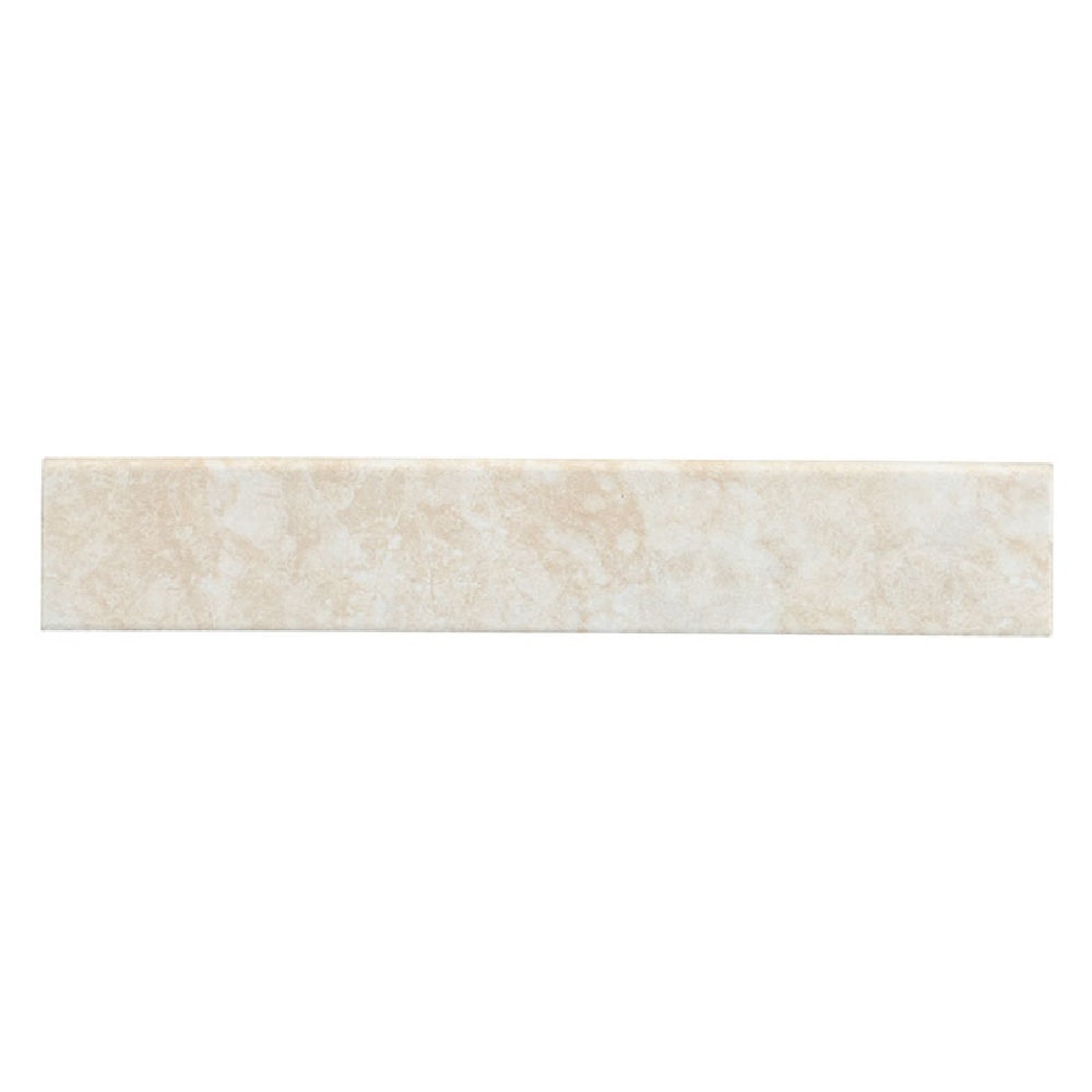 Essentials Ansello Ivory Bullnose 3X18 Matte Ceramic Tile