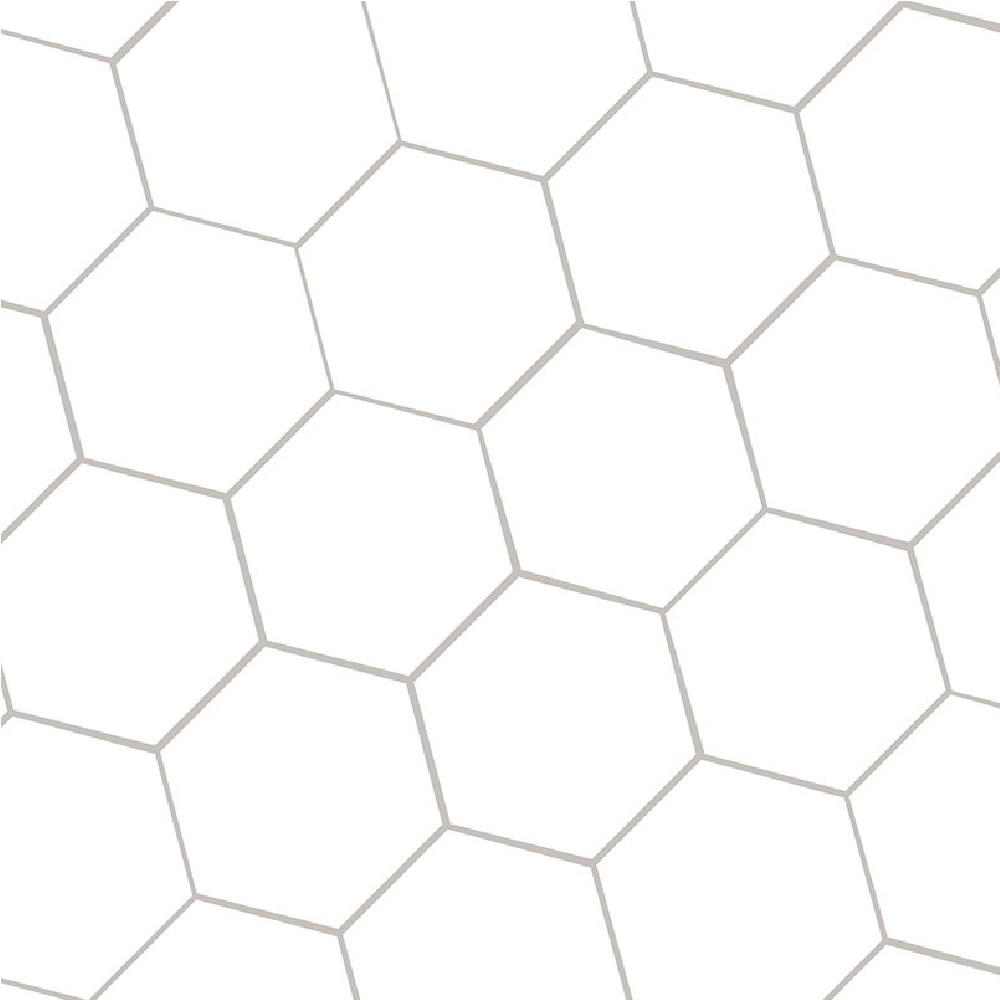 Hexley Ecru 9X10.5 Hexagon Matte Porcelain Mosaic Tile-3