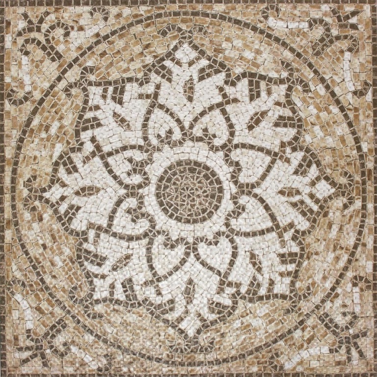 Tuscany Medallion 24x24 Matte Ceramic Floor Tile
